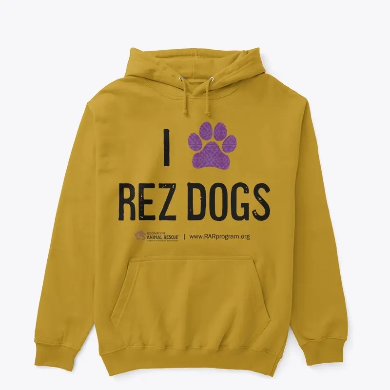 I Love Rez Dogs Hoodie